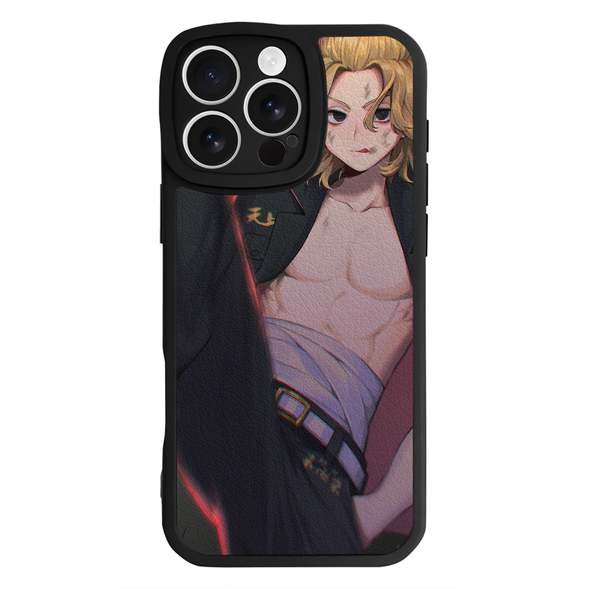（画像用） 東京リベンジャーズ Tokyo Revengers 【iPhone 16シリーズ対応】シリコンスマホケース（レザー調） 材質：シリコン